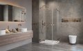 Radaway Essenza Pro Brushed Copper Pdd kabina 100x90cm szczotkowana miedź 10095100-93-01L/10095090-93-01R