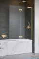 Radaway Essenza 8 SL Gold PND II parawan nawannowy 140cm prawy złoty połysk/przejrzyste 10500140-09-01R
