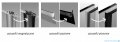 Radaway Nes Black KDJ B drzwi 80cm prawe czarny mat/szkło przejrzyste 10025080-54-01R
