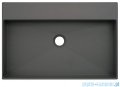 Deante Correo umywalka nablatowa granitowa 60x40 cm antracyt metalik CQR TU6S