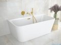 Besco Varya 150x75cm wanna wolnostojąca przyścienna + syfon klik-klak chrom #WAS-150-VR