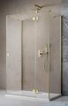 Radaway Essenza Brushed Gold Kdj+S kabina 100x120x100cm prawa szczotkowane złoto 1384052-01-01/1385024-99-01R/1384052-01-01