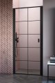 Radaway Nes Black Dwj I Factory Drzwi wnękowe 70cm lewe, industrialny, loft