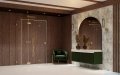 Radaway Essenza Pro Brushed Gold Kdj+S kabina 70x120x70cm lewa szczotkowane złoto 10097312-99-01L/10098070-01-01/10098070-01-01