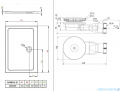 Radaway Fuenta New KDJ-B kabina prysznicowa 90x120 prawa przejrzyste + brodzik Doros D + syfon 384082-01-01R/384054-01-01/SDRD1290-01