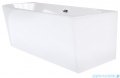 Corsan Intero Slim wanna asymetryczna prawa 150x74 cm biała + syfon E-230MNP