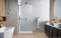 Radaway Modo SL II Brushed GunMetal kabina Walk-in 95x200 lewa szczotkowany grafit 10319095-92-01L