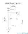 Oltens Molle bateria umywalkowa wysoka chrom 32500100