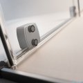 Radaway Furo Brushed GunMetal DWD drzwi prysznicowe 180cm szczotkowany grafit 10108488-92-01/10111442-01-01