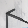 Radaway Modo F SL Black II kabina Walk-in 110x201,6cm lewa Czarna szkło przejrzyste 10419114-54-01L
