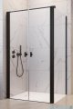 Radaway Nes Black DWD+S kabina 100x100cm przejrzyste 10034100-54-01/10040100-54-01