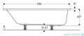 Geberit Perfect wanna prostokątna 180x80cm 554.074.01.1
