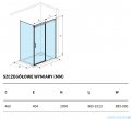 Excellent Rols kabina prostokątna 100x90 cm przejrzysta chrom KAEX.2616.K.1000.0900.CR