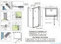 Radaway Essenza 8 Black Kdj kabina 120x120cm prawa czarny mat/szkło przejrzyste 10480812-01-01R/10470337-54-01R/10113120-01-01