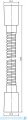 Omnires wąż prysznicowy 125 cm czarny 022-BL