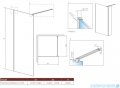 Radaway Modo New II kabina Walk-in 105x200 szkło przejrzyste 389105-01-01
