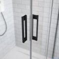 Radaway Idea Black 8 Kdd kabina 120x80cm czarny mat/szkło przejrzyste 10370120-54-01L/10370080-54-01R