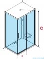 Novellini Glax 1 2.0 kabina z sauna parową 120x90 prawa srebrna G212P299DT5-1BB