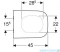 Geberit Selnova Smyle Square Slim Deska sedesowa 500238011