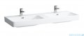 Laufen Pro S umywalka podwójna ścienna bez otworów 130x46cm biała H8149680001091