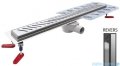 Wiper New Premium Revers Odpływ liniowy z kołnierzem 120 cm syfon drop 50 poler 500.0255.01.120