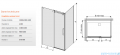 Sanplast kabina KND2/ALTII narożna prostokątna 100x130-140x210 cm grafit 600-121-1031-42-491