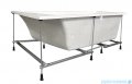 Sanplast Space Line Wanna trapezowa lewa+stelaż+adapter z pokrywką WTL/SPACE 180x140+SP, 610-100-1160-01-000