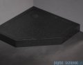 New Trendy Mild Stone brodzik akrylowy pięciokątny 90x90x11,5 cm czarny B-0561