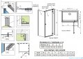 Radaway Essenza 8 Kdj kabina 80x75cm prawa szkło przejrzyste 10480512-01-01R/10470237-01-01R/10113075-01-01