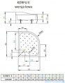 Radaway Brodzik półokrągły Korfu E 120x90 lewy 4E91240-03L