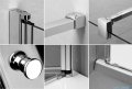 Radaway Eos KDD kabina prysznicowa 100x100 szkło intimato 37223-01-12N
