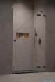 Radaway Essenza Pro Brushed GunMetal Dwj drzwi wnękowe 110cm prawe szczotkowany grafit 10099110-92-01R