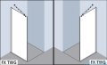 Kermi Filia Xp Ściana Walk-in Wall, stabilizator 90/przezroczyste KermiClean, profile srebrne 140x200cm FXTWF14020VPK