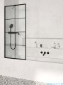 Radaway Modo New Black Pnj Factory parawan nawannowy 60cm L/P 10006060-54-55, industrialny, loft