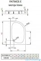 Radaway Brodzik półokrągły Patmos E 120x90 lewy ze zdejmowaną obudową 4P91217-03L