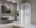 Novellini Glax 2 2.0 kabina z hydromasażem 90x90 lewa srebrna G22GF90SM1-1BB