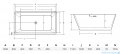 Besco Evita wanna 160x80cm wolnostojąca z syfonem #WAS-160-E