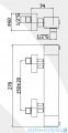 Paffoni Bateria natryskowa termostatyczna Level Termostatic chrom LEQ268CR