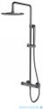 Omnires Contour system prysznicowy natynkowy termostatyczny chrom CT8044CR