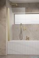 Radaway Nes Pnj Brushed Gold parawan nawannowy 80cm lewy szczotkowane złoto 10011080-99-01L