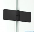 New Trendy New Soleo Black drzwi wnękowe bifold 70x195 cm przejrzyste lewe D-0219A