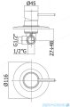 Paffoni Light Bateria natryskowa podtynkowa chrom LIG010CR