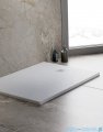 New Trendy Mori brodzik konglomeratowy prostokątny 100x80x3 cm biały B-0432