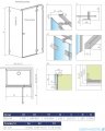 Radaway Essenza Pro White Kdj kabina 90x120cm prawa szkło przejrzyste 10097090-04-01R/10098120-01-01