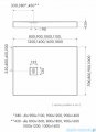 Schedpol Schedline Nonlimits brodzik 70x100cm White Stone 3ST.N1P-70100/B/ST-M1/B/ST
