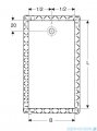 Geberit brodzik Olona 180x90cm z włókniną uszczelniającą biały 550.940.00.1