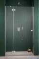 Radaway Essenza 8 Brushed Nickel Dwj drzwi wnękowe 90cm lewe szczotkowany nikiel/szkło przejrzyste 10480612-01-01L/10460237-91-01L