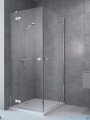 Radaway Fuenta New Kdd kabina 90x80cm szkło przejrzyste
