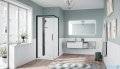 Novellini Glax 1 2.0 kabina standard 90x90 lewa czarna G21GF99ST-1HH