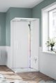Novellini Glax 1 2.0 kabina z sauna parową 100x80 prawa biała G21A198DM5-1UU